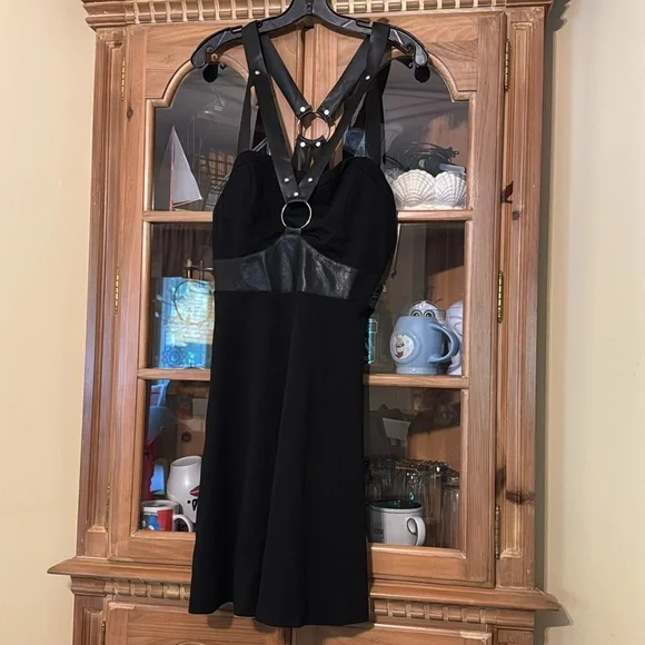 Black Sleeveless Release Me Skater Dress - Picture 3 of 11